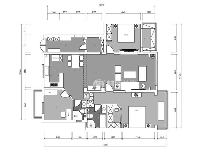 沈阳客厅-140平-现代风格-平面图.jpg