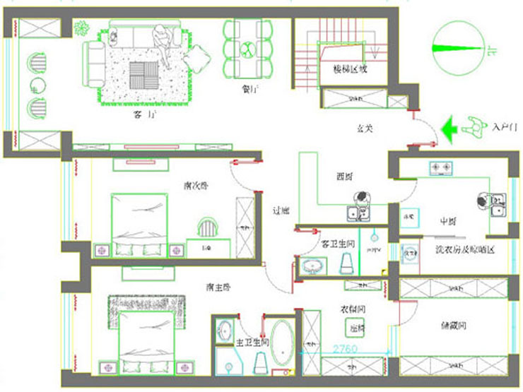 美的城-145平-现代风格-平面.jpg