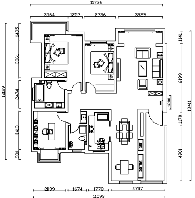 工业大学教师公寓-147平-简欧风格-户型图.jpg