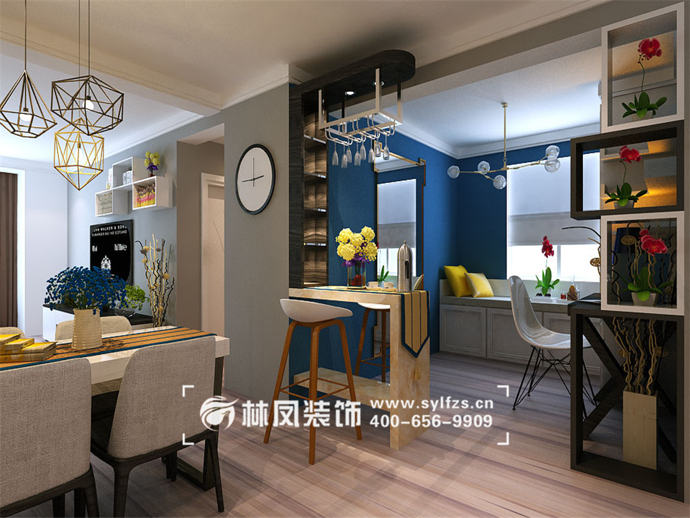 刘洪雷-龙湖花千树-100平-现代简约风格餐厅.jpg