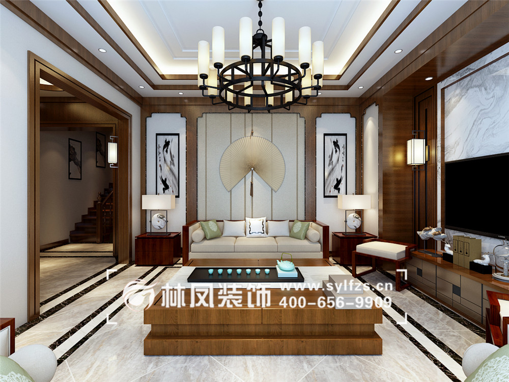 碧桂园-300平-新中式风格-客厅1.jpg