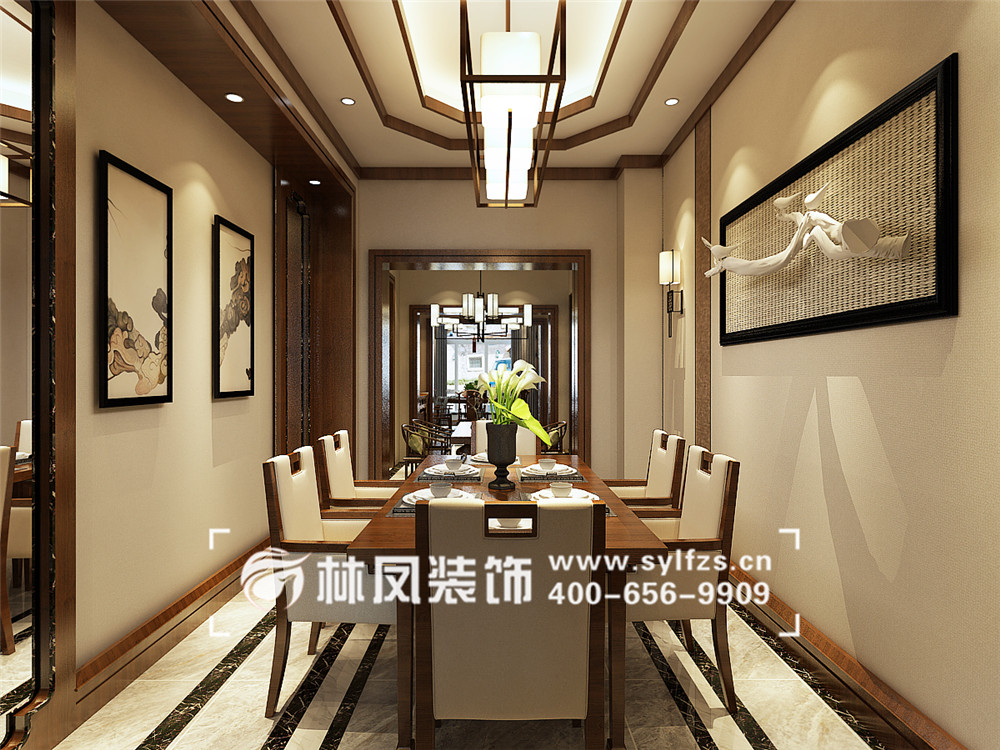 碧桂园-300平-新中式风格-餐厅.jpg