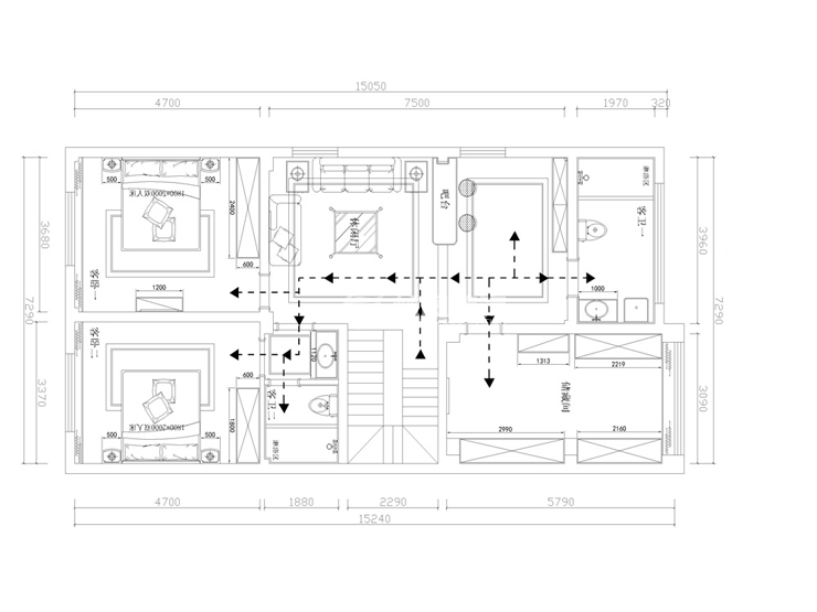 中旅蓝爵-中式风格-480平-二楼平面图.jpg