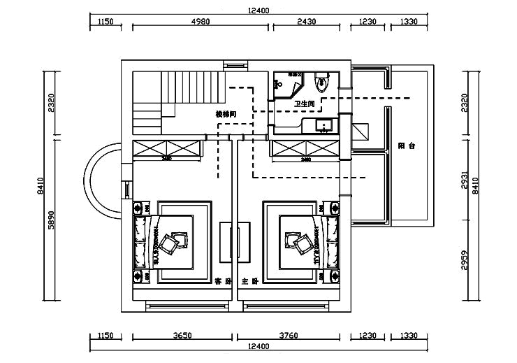 自建别墅-360平-港式风格-三楼平面图.jpg