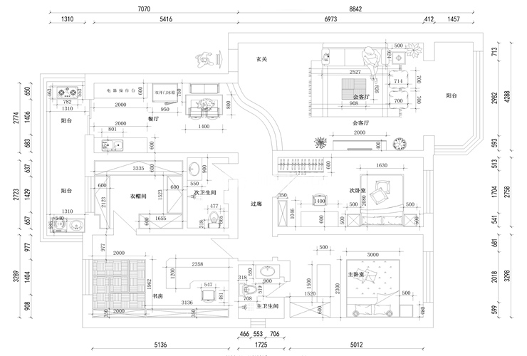 新华花园-140平-现代风格-平面图.jpg
