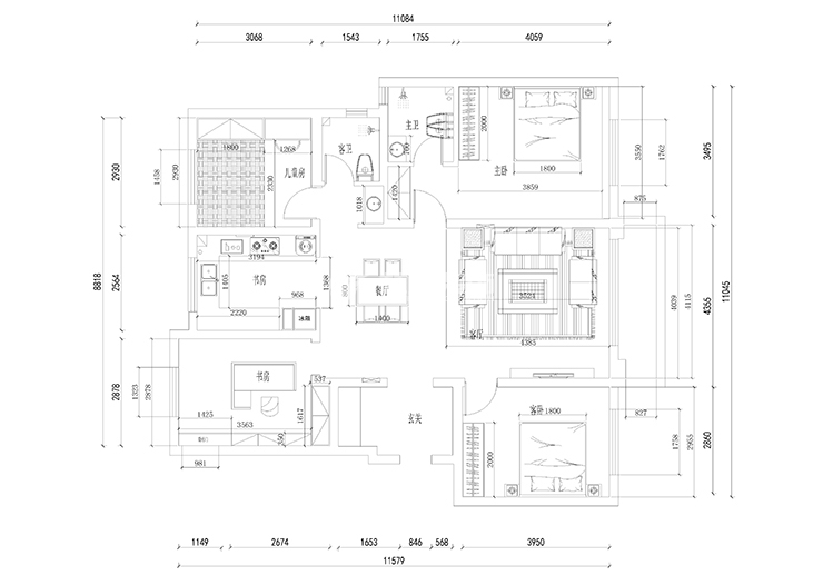 九颂大院-126平-现代风格-平面图.jpg