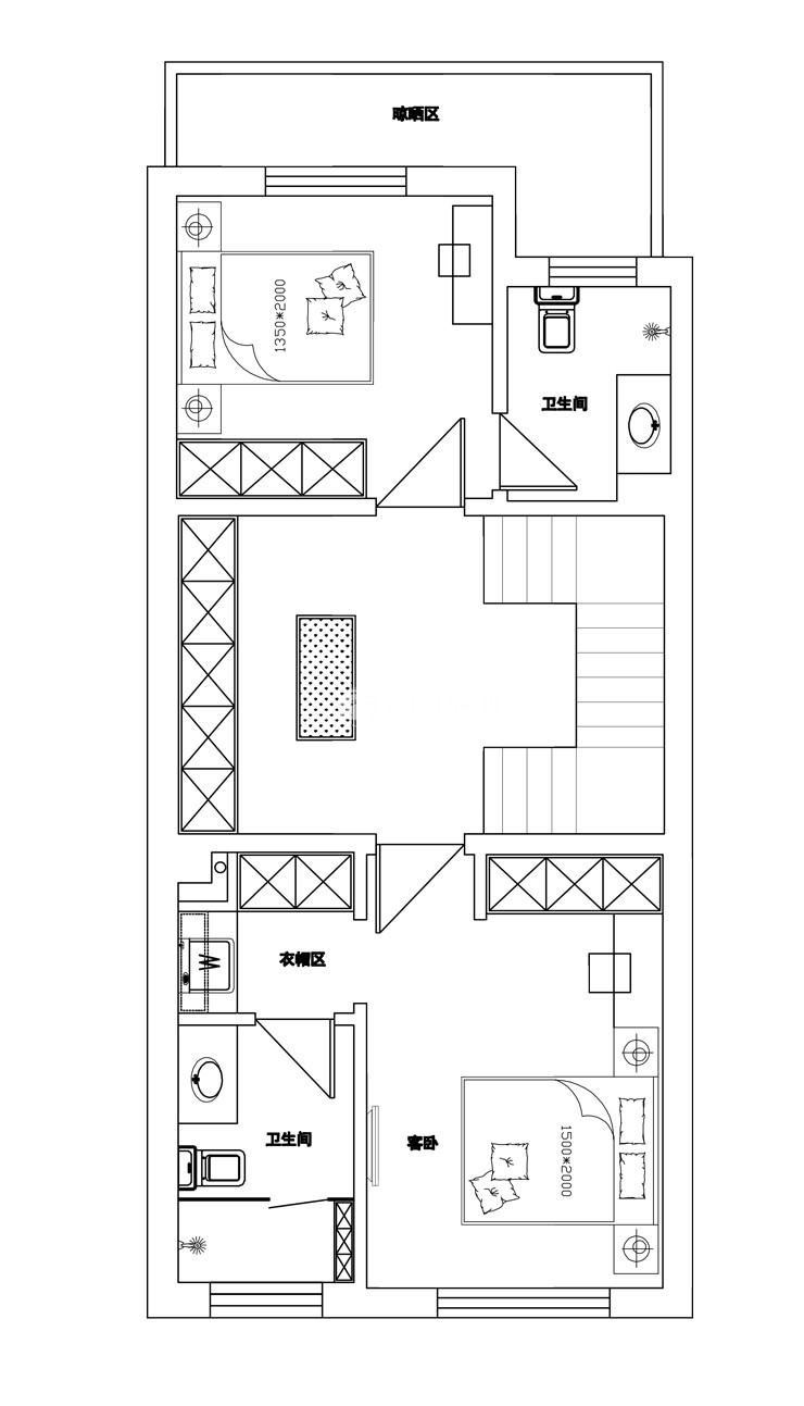 孔雀城-270平-美式风格-2层平面图.jpg