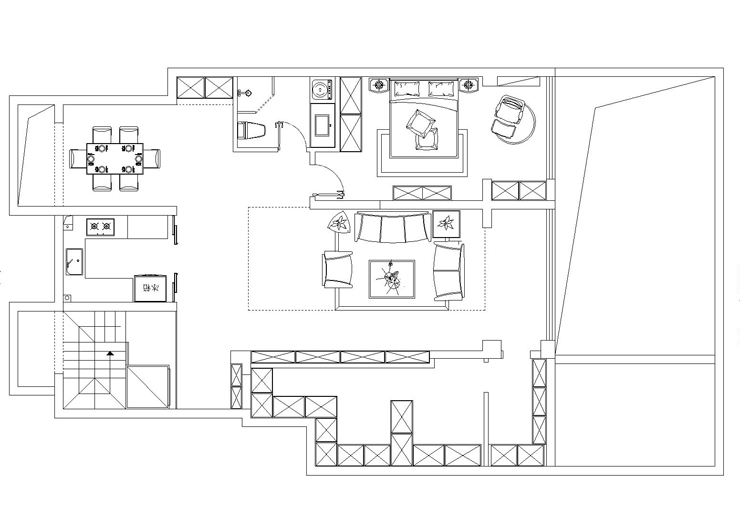 金地半山麓一楼+地下室-360平-现代中式风格-平面图.jpg
