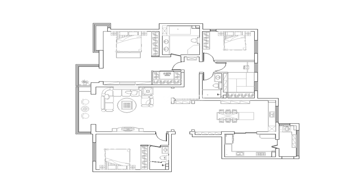 银河丽湾-170-美式风格-户型图.png