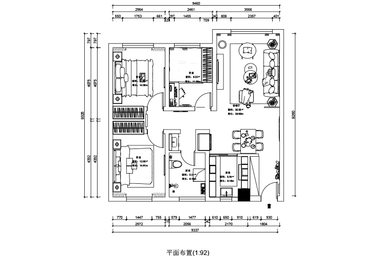 碧桂园太阳城-106平-现代简约-平面布局图.jpg