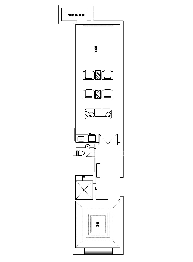保利康桥-200平-现代轻奢风格-户型二楼图.jpg