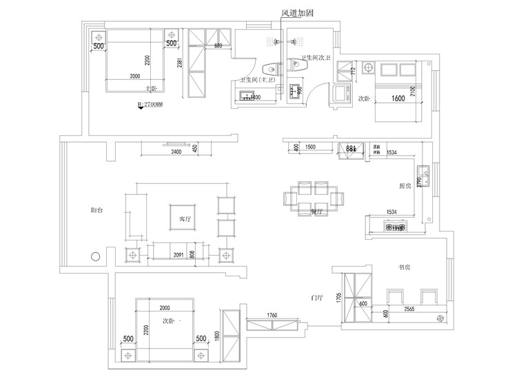 保利和光尘樾-136平-北欧风格-平面布局图.jpg