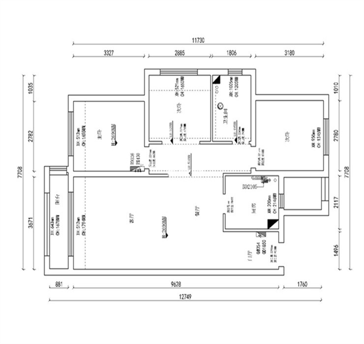 碧桂园御长白-99平米-现代风格-户型图.jpg